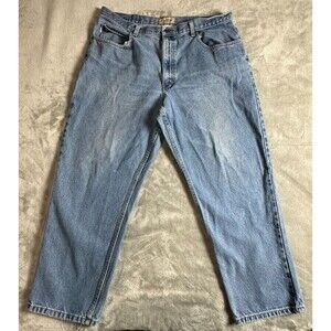 L.L. Bean Jeans Men's Size 38x29 Blue Relaxed Fit 100%‎ Cotton